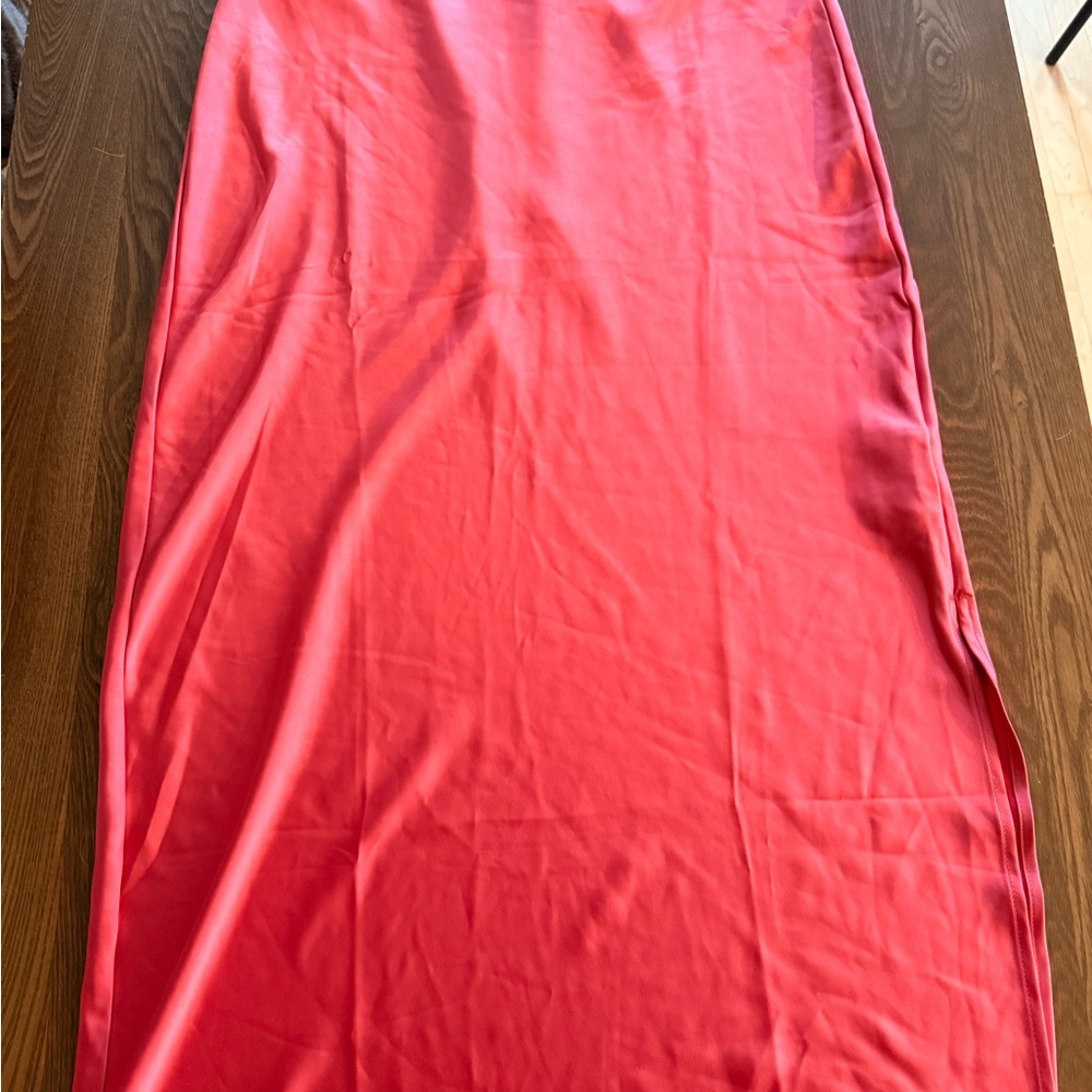 Old Navy Coral Maxi Skirt, Large Tall